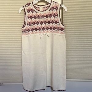 NWT 5T Janie and Jack Argyle Sweater Dress Fall Winter